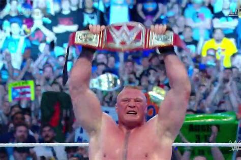 WrestleMania 33 results: Brock Lesnar wins title, .